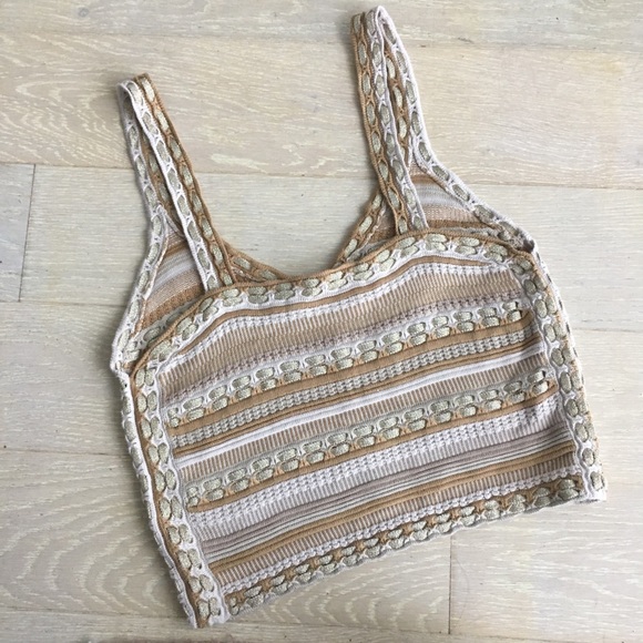 SOLD****ALICE + OLIVIA NWOT Knit Crochet Tank - Picture 7 of 12
